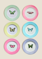 Mariposas Set 6 plates